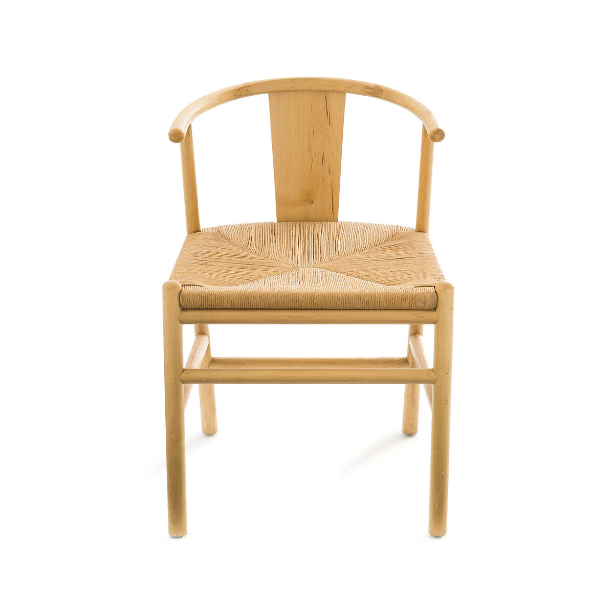 KIRSTI WOOD AND ROPE STYLE DINING CHAIR IN NATURAL