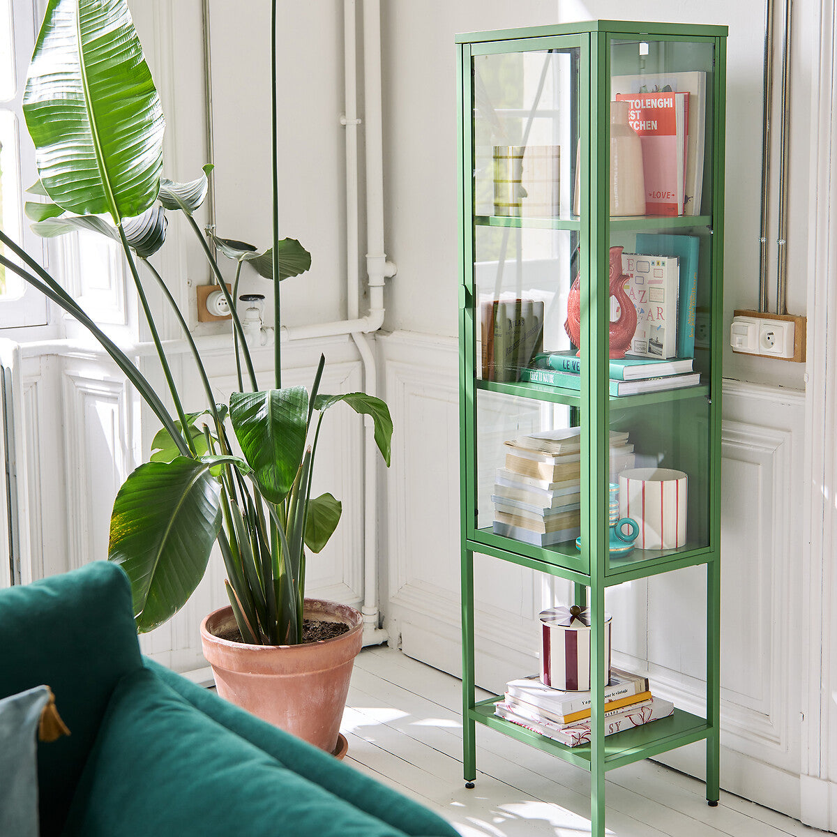 Melora 1-Door Metal Display Case