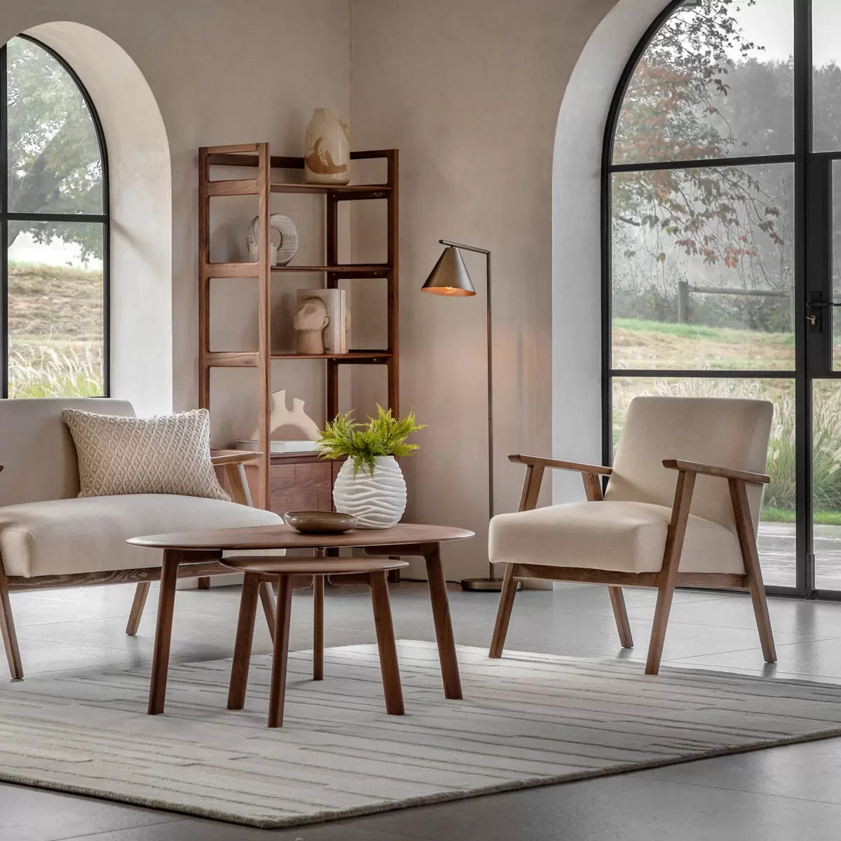 NEYLAND ARMCHAIR NATURAL LINEN