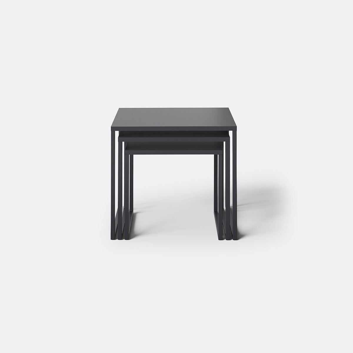 Hiba Set of 3 Steel Nesting Coffee Tables