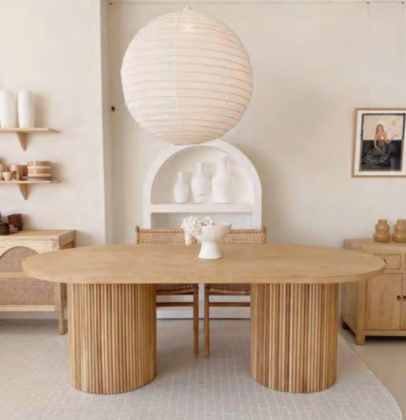The Coastline Oval Dining table - S