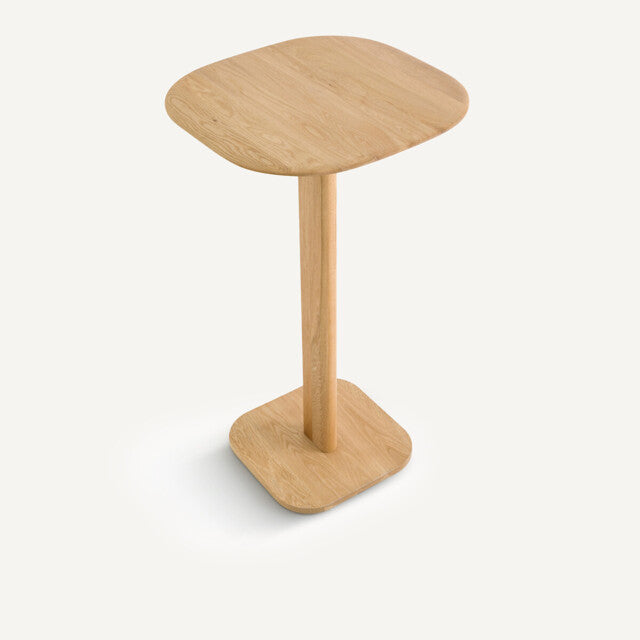 AM PM MONCEAU OAK HIGH BISTRO TABLE, BY E GALLINA SIZE
