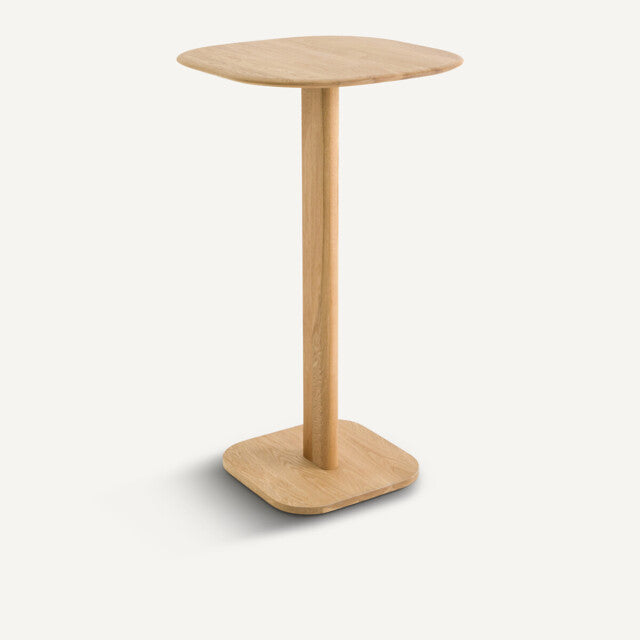 AM PM MONCEAU OAK HIGH BISTRO TABLE, BY E GALLINA SIZE