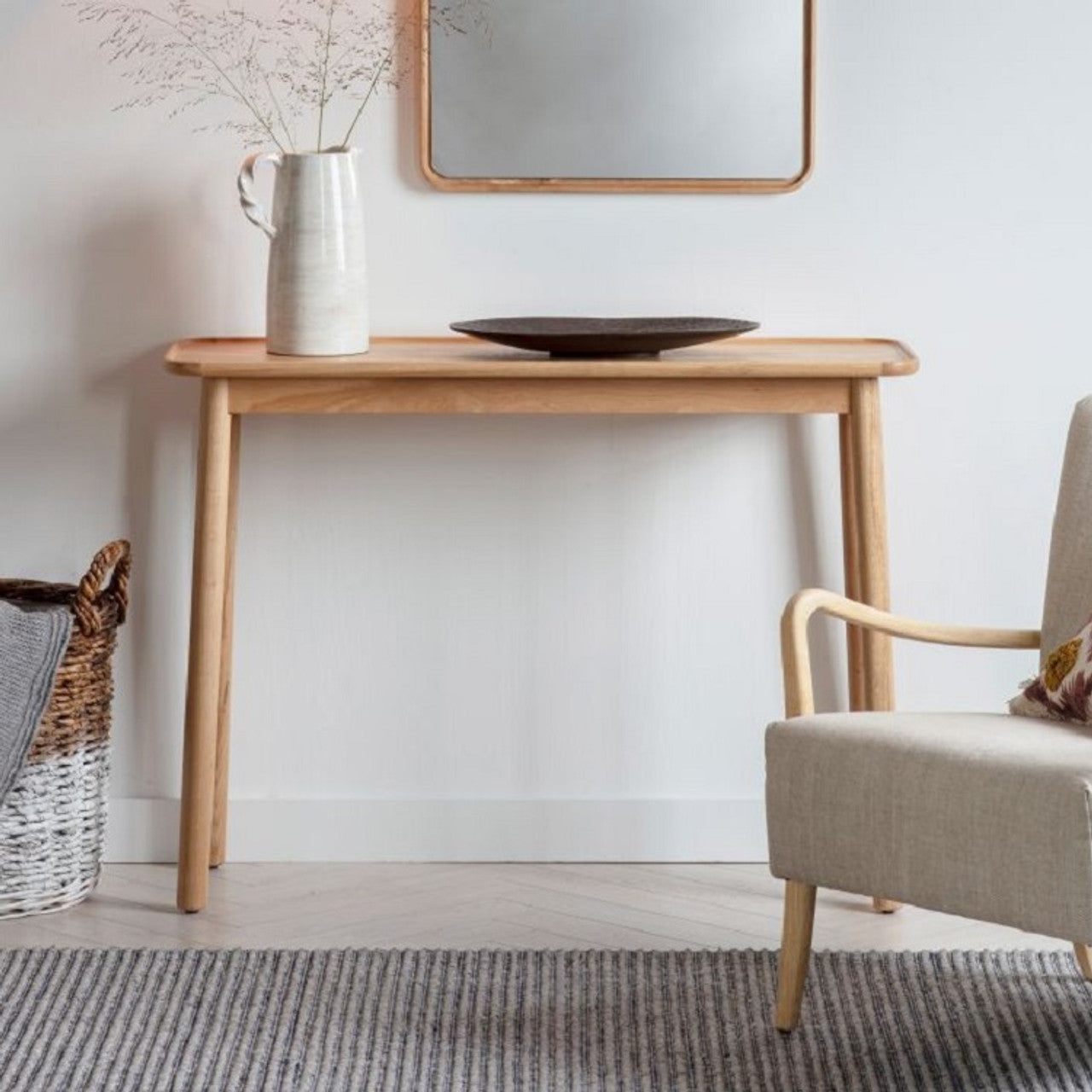Kingham Console Table - Solid Oak