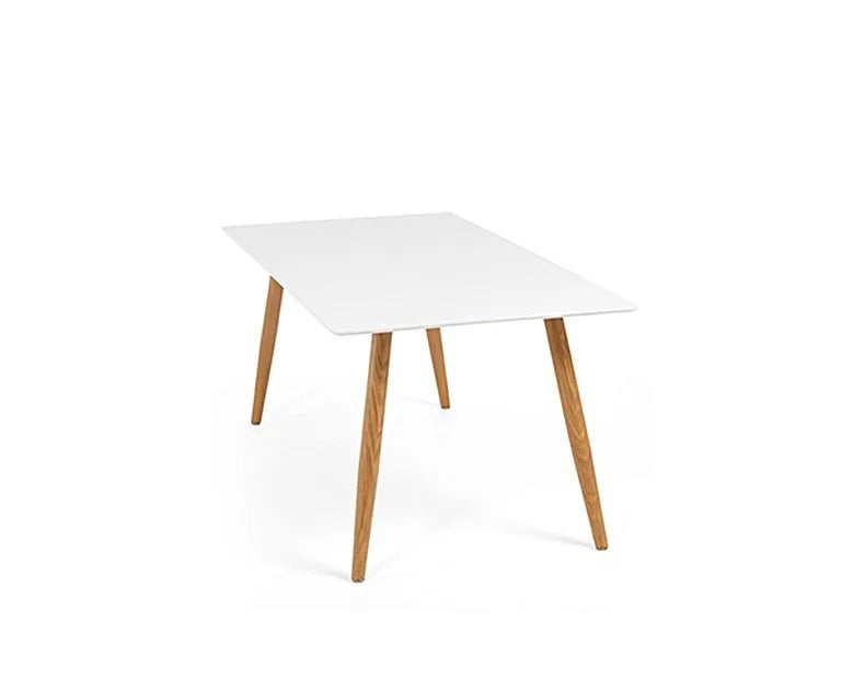 MALMO VALE MANSFIELD 180CM MATT WHITE TABLE