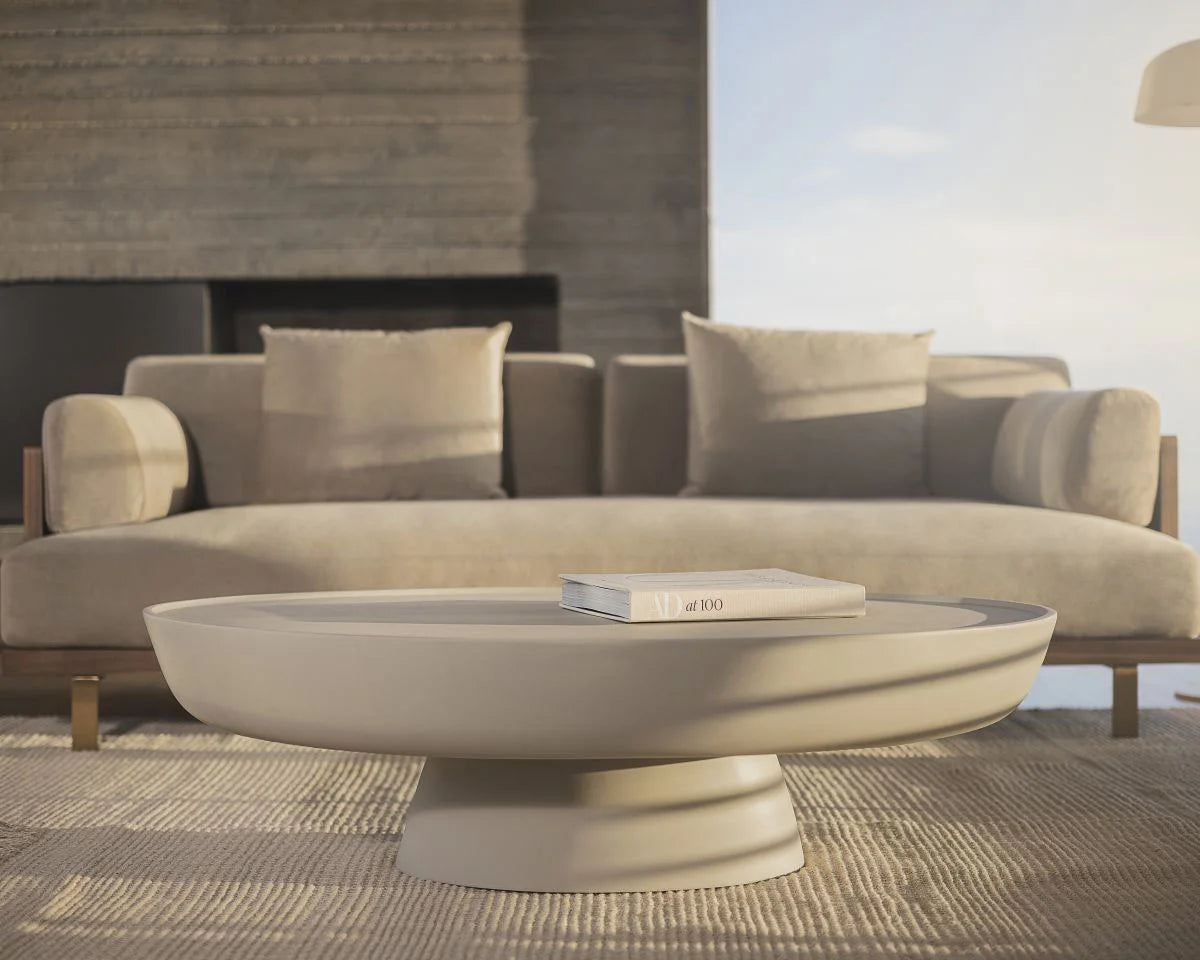 The Positano Oval Coffee Table